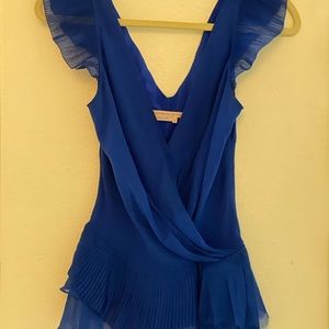 Beautiful blue BCBG blouse